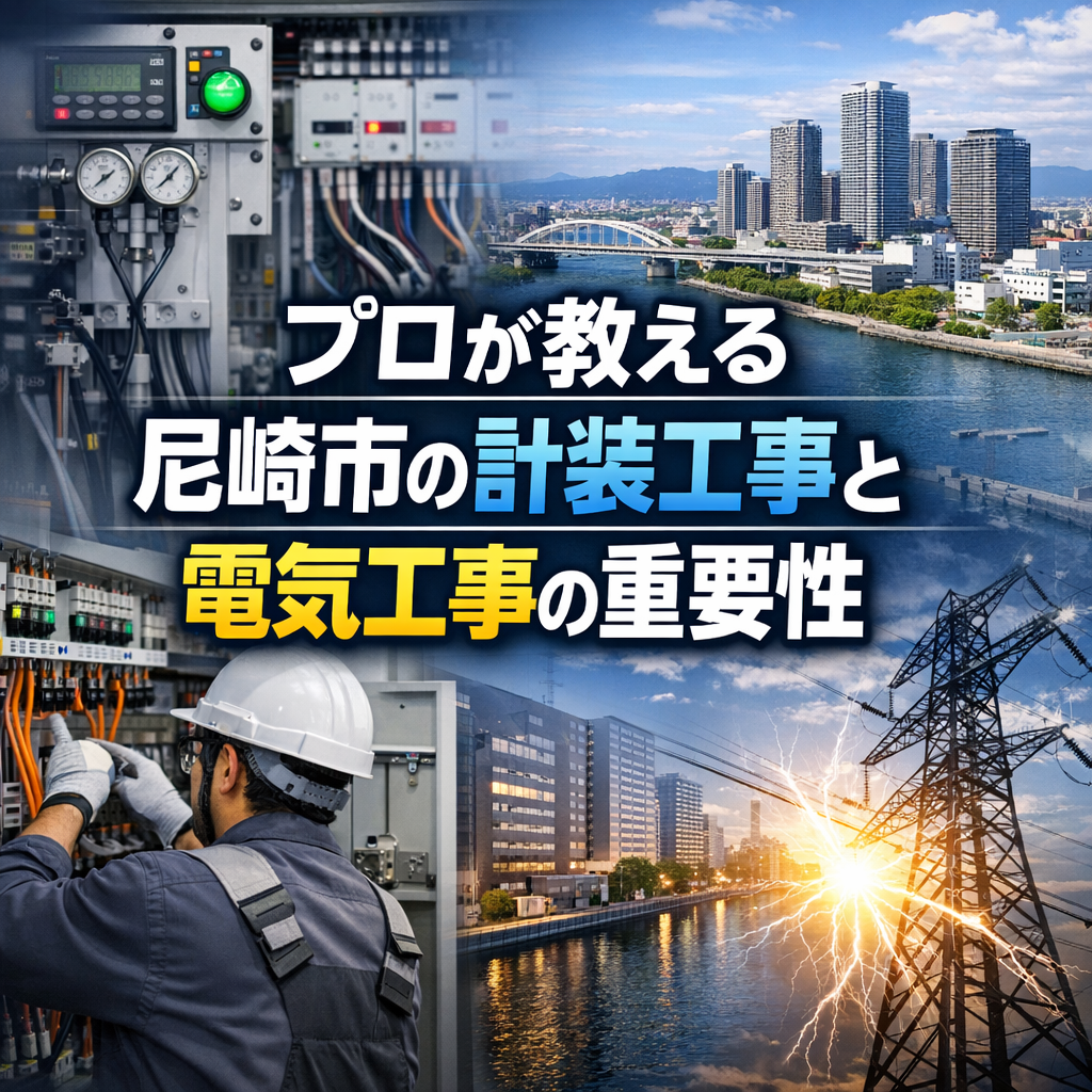 プロが教える尼崎市の計装工事と電気工事の重要性