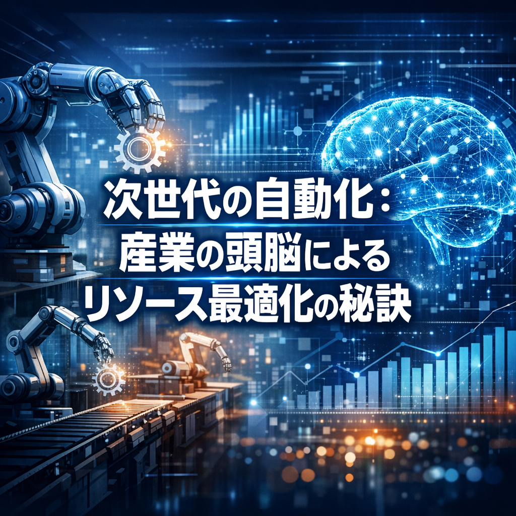 次世代の自動化：産業の頭脳によるリソース最適化の秘訣